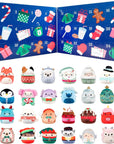 24-Day Micromallow Advent Calendar with Collectible Christmas Figures – Holiday Fun for All Ages 0