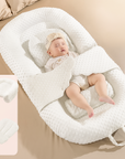 Anti-Reflux Baby Bed Reducer – Ergonomic Co-Sleeping Cushion, Portable Travel Nest for Infants 0-12 Months 0