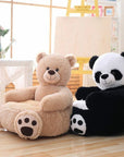 Baby Animal Armchair for Kids – Soft Plush Bear and Panda Designs, Cozy Seating for Ages 6 Months to 4 Years 7
