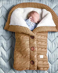 Baby Sleeping Bag - Ultra-Soft Knit Newborn Sleep Sack, Breathable and Warm for Cozy Nights 0