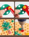 DIY Construction Kit for Kids with Electric Drill – Creative Building Toys for Age 3 and Up 4