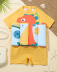 Inflatable Toddler Swimsuit with Buoyancy Aid and UV Protection – Colorful Cartoon Design for Ages 1-6 8