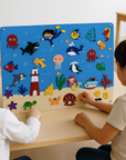 Interactive Felt Board for Kids - Educational Playset for Storytelling and Creative Learning, Portable and Durable Design 8