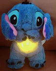 Kawaii Stitch Plush Doll with Soothing Sounds – Soft Cotton Baby Sleep Companion, Perfect for Ages 3 and Up 0