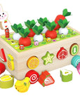 Montessori Wooden Learning Garden Toy – Educational Toy for Baby Development and Fine Motor Skills, Ages 1 and Up 4