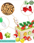 Montessori Wooden Learning Garden Toy – Educational Toy for Baby Development and Fine Motor Skills, Ages 1 and Up 6
