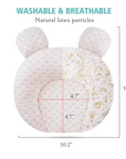 Newborn Baby Head Shaping Pillow – Ergonomic, Hypoallergenic Cotton, 9 x 7.5 Inches, Breathable for Safe and Comfortable Sleep 3