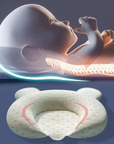 Newborn Baby Head Shaping Pillow – Ergonomic, Hypoallergenic Cotton, 9 x 7.5 Inches, Breathable for Safe and Comfortable Sleep 4