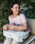 Organic Nursing Pillow with Adjustable Straps and Back Support for Comfortable Breastfeeding – Best Feeding Pillow for Moms 3