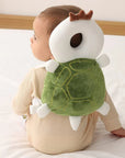 Soft Baby Head Protector with Adjustable Straps – Breathable Cotton Safety Shield for Fall Protection and Comfortable Fit 0