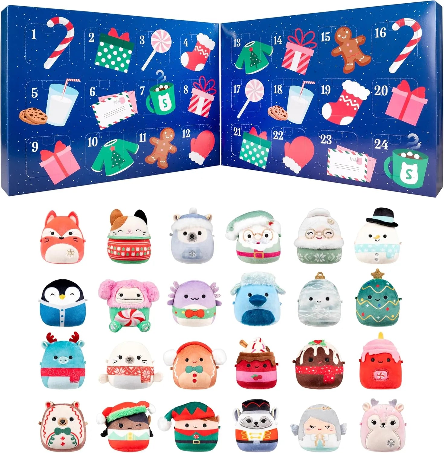 24-Day Micromallow Advent Calendar with Collectible Christmas Figures – Holiday Fun for All Ages 0
