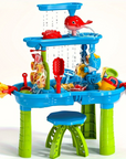 3-Tier Sand and Water Table for Kids – Durable Outdoor Water Play Table with Compartments for Creative Fun 1