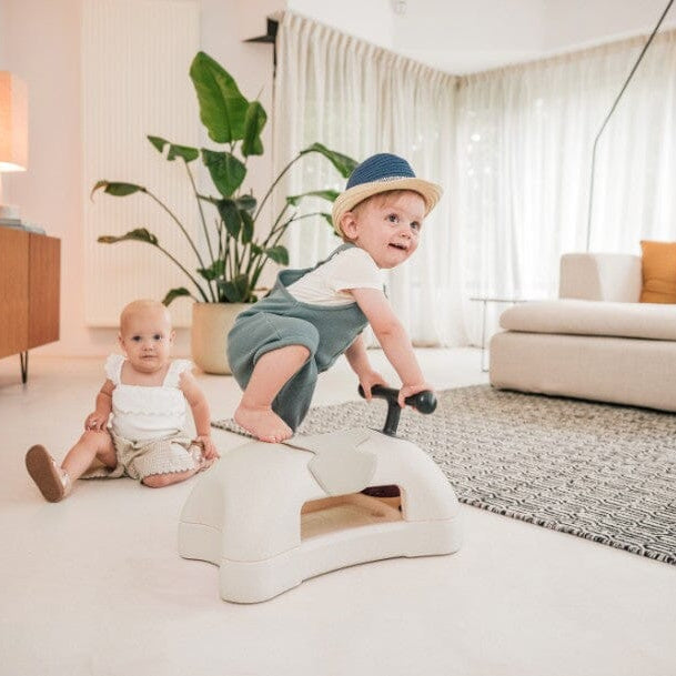 3-in-1 Balance Bike and Scooter for Kids – Sand Color, 360° Rotating Wheels, Safe EPP Material, Supports Up to 20 kg 2