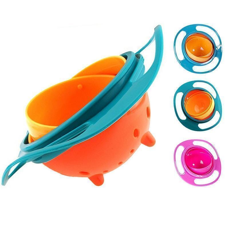 360° Anti-Spill Children&#39;s Bowl with Lid, Ergonomic Handles, BPA-Free, Microwave &amp; Dishwasher Safe – Perfect for Toddlers 6