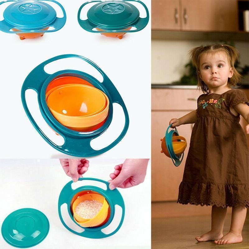 360° Anti-Spill Children&#39;s Bowl with Lid, Ergonomic Handles, BPA-Free, Microwave &amp; Dishwasher Safe – Perfect for Toddlers 7