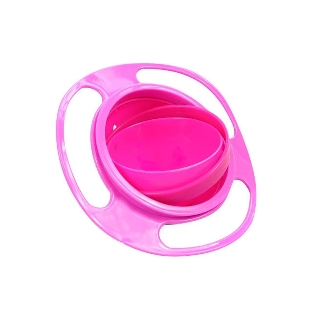 360° Anti-Spill Children's Bowl with Lid, Ergonomic Handles, BPA-Free, Microwave & Dishwasher Safe – Perfect for Toddlers 9