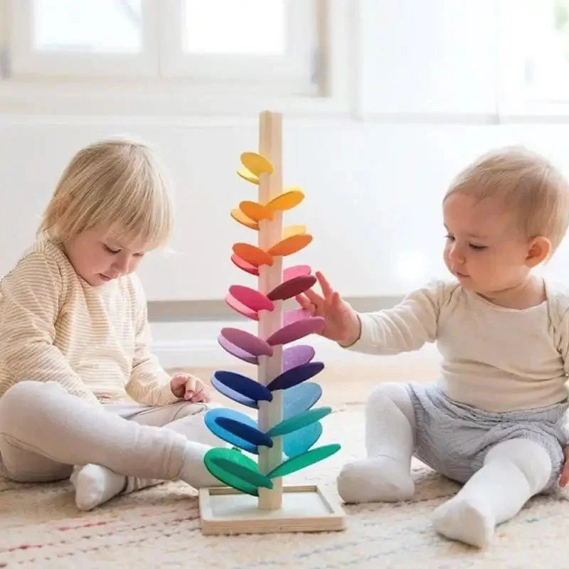 Wooden Marble Tower Envires Baby