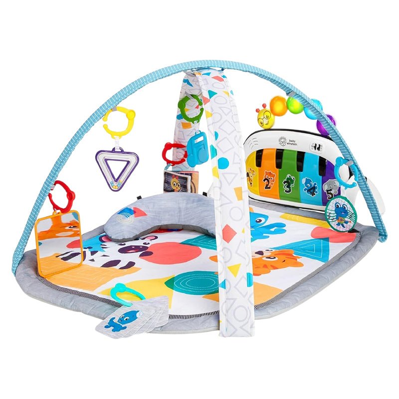 4-in-1 Baby Gym with Piano and 7 Detachable Toys – Engaging Play Mat for Tummy Time and Infant Development 0