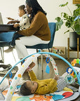 4-in-1 Baby Gym with Piano and 7 Detachable Toys – Engaging Play Mat for Tummy Time and Infant Development 4