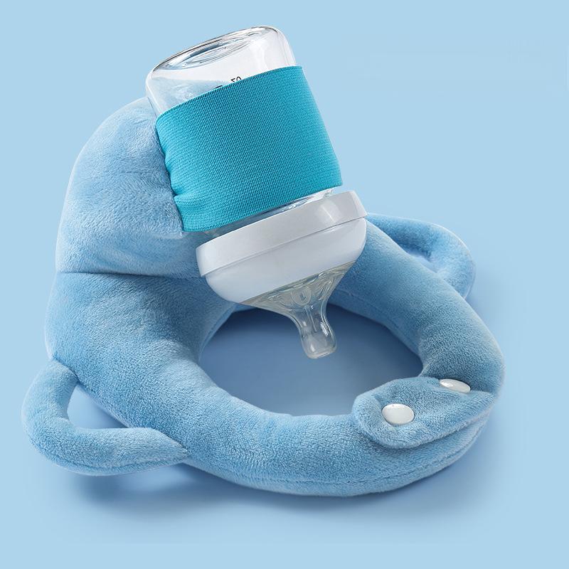 Adjustable Hands-Free Baby Bottle Holder – Plush Self-Feeding Aid for Infants, Lightweight and Comfortable Feeding Solution 10