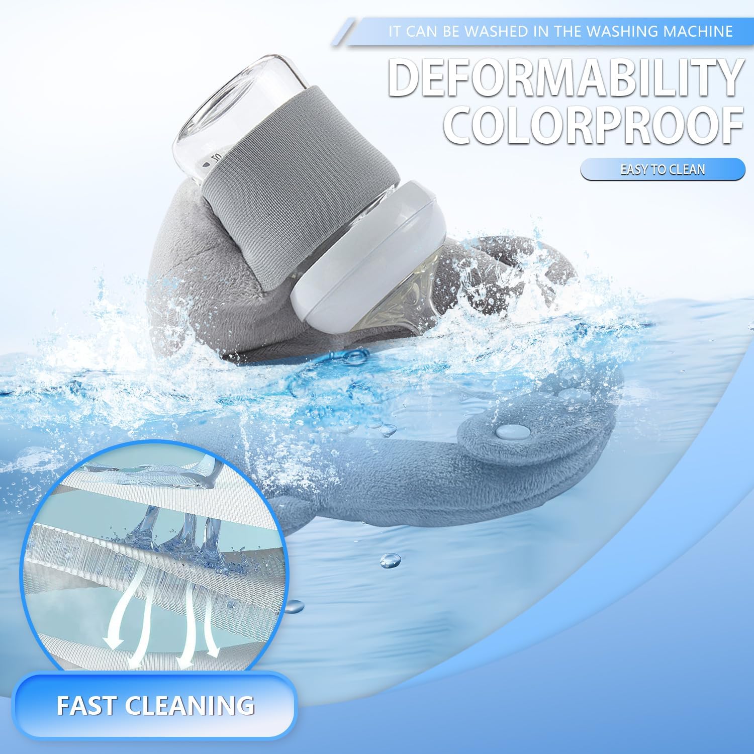 Adjustable Hands-Free Baby Bottle Holder – Plush Self-Feeding Aid for Infants, Lightweight and Comfortable Feeding Solution 6