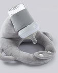 Adjustable Hands-Free Baby Bottle Holder – Plush Self-Feeding Aid for Infants, Lightweight and Comfortable Feeding Solution 8