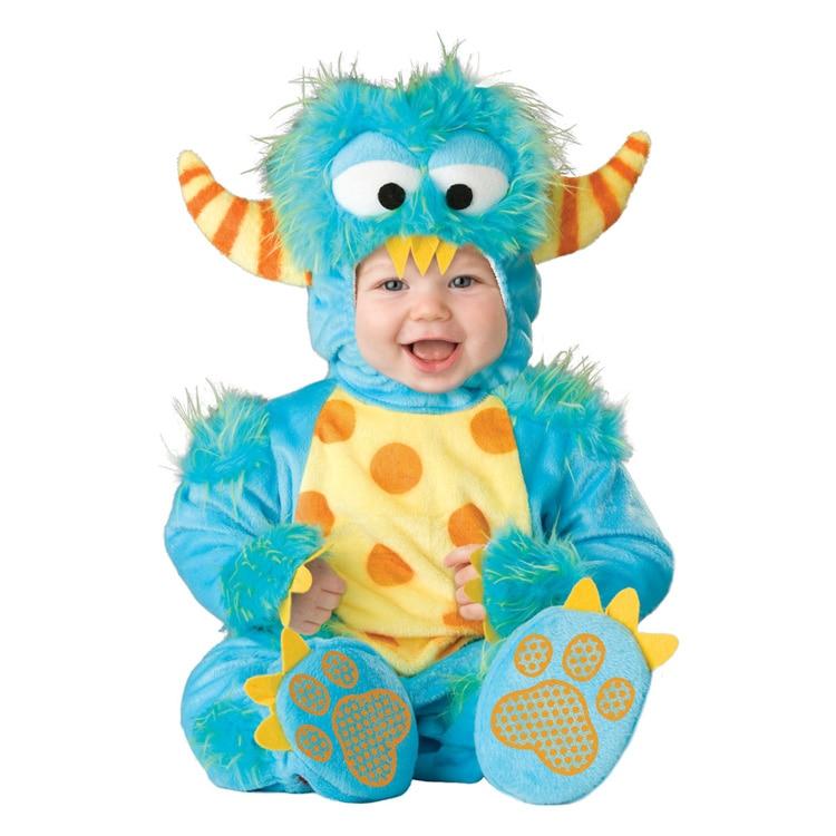 Adorable Baby Halloween Costume – Plush Zippered Animal Bodysuit for Infants, Comfortable and Easy to Wear, Sizes 7-18 Months 2