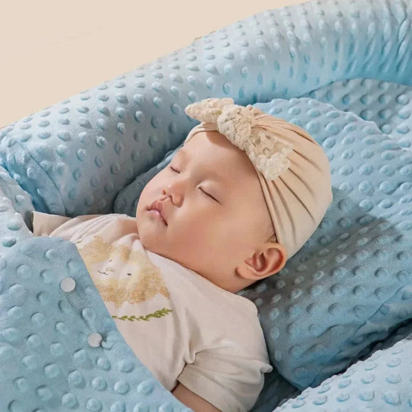 Anti-Reflux Baby Bed Reducer – Ergonomic Co-Sleeping Cushion, Portable Travel Nest for Infants 0-12 Months 2