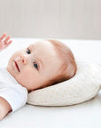 Baby Pillow for Flat Head Syndrome Prevention – Ergonomic Natural Latex Design, Breathable and Hypoallergenic, Machine Washable 1