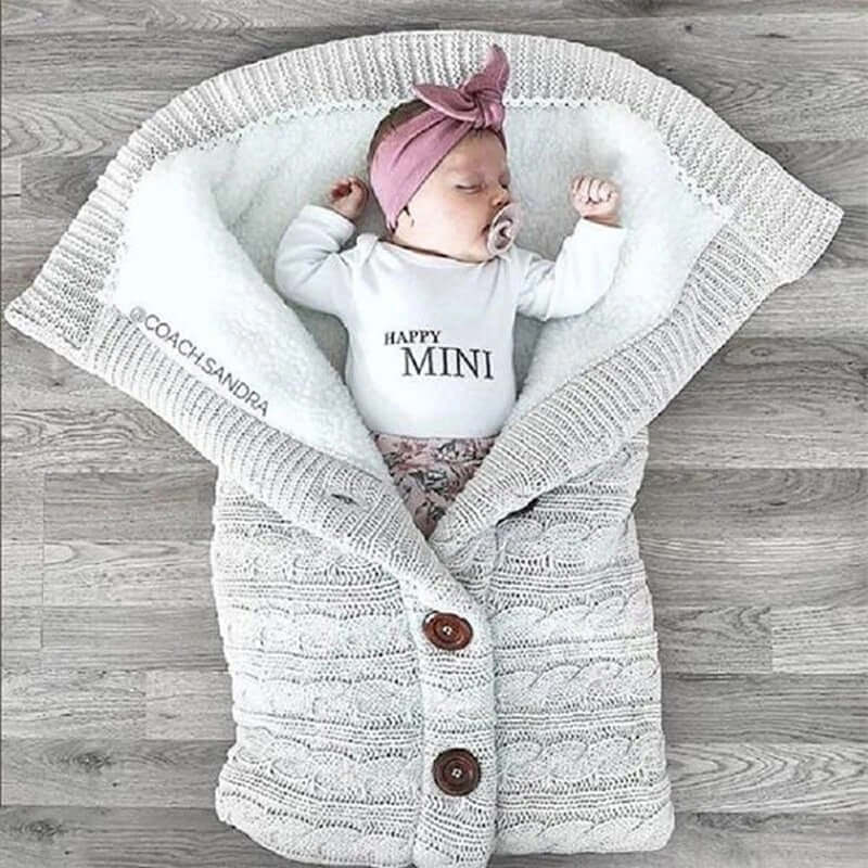 Baby Sleeping Bag - Ultra-Soft Knit Newborn Sleep Sack, Breathable and Warm for Cozy Nights 2