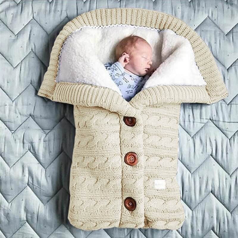 Baby Sleeping Bag - Ultra-Soft Knit Newborn Sleep Sack, Breathable and Warm for Cozy Nights 3