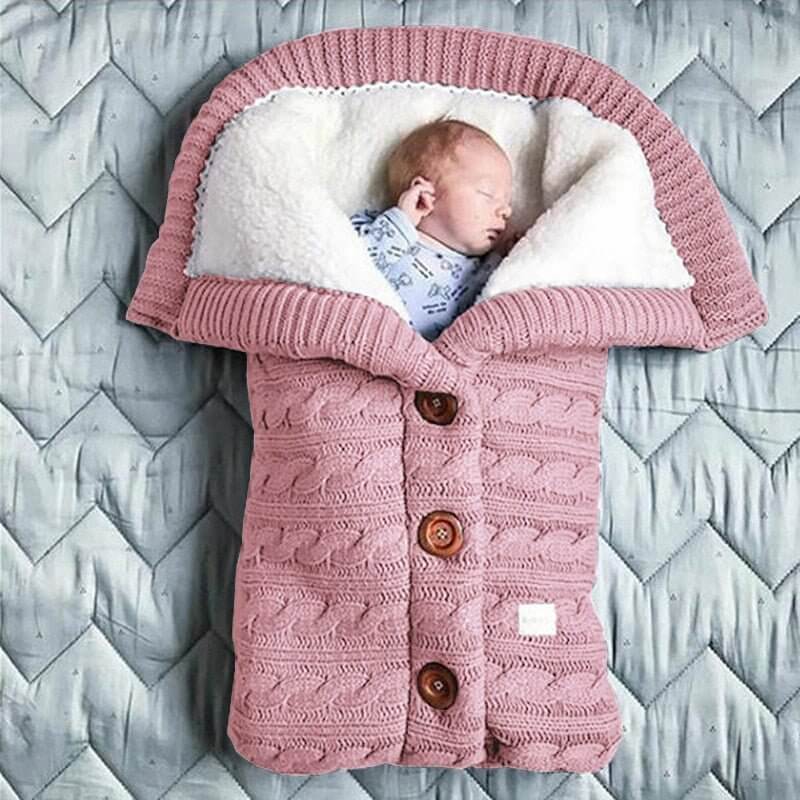 Baby Sleeping Bag - Ultra-Soft Knit Newborn Sleep Sack, Breathable and Warm for Cozy Nights 4