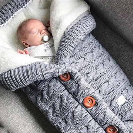 Baby Sleeping Bag - Ultra-Soft Knit Newborn Sleep Sack, Breathable and Warm for Cozy Nights 5