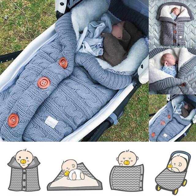 Baby Sleeping Bag - Ultra-Soft Knit Newborn Sleep Sack, Breathable and Warm for Cozy Nights 6