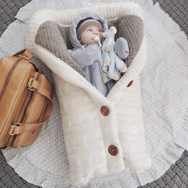 Baby Sleeping Bag - Ultra-Soft Knit Newborn Sleep Sack, Breathable and Warm for Cozy Nights 7