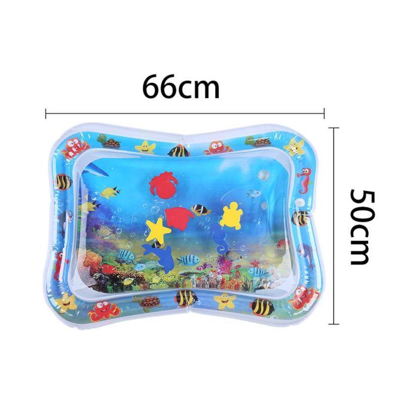 Baby Water Play Mat for Tummy Time – Inflatable Leakproof Design, 66x50cm Play Mat for Motor Skills Development 8