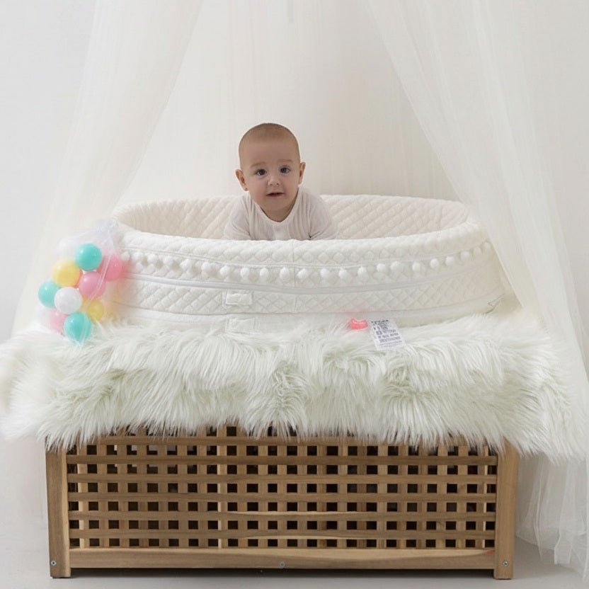 Bionic Baby Bed Reducer for Cribs and Bassinets - Ergonomic Design with Head Support and Safety Edges 2