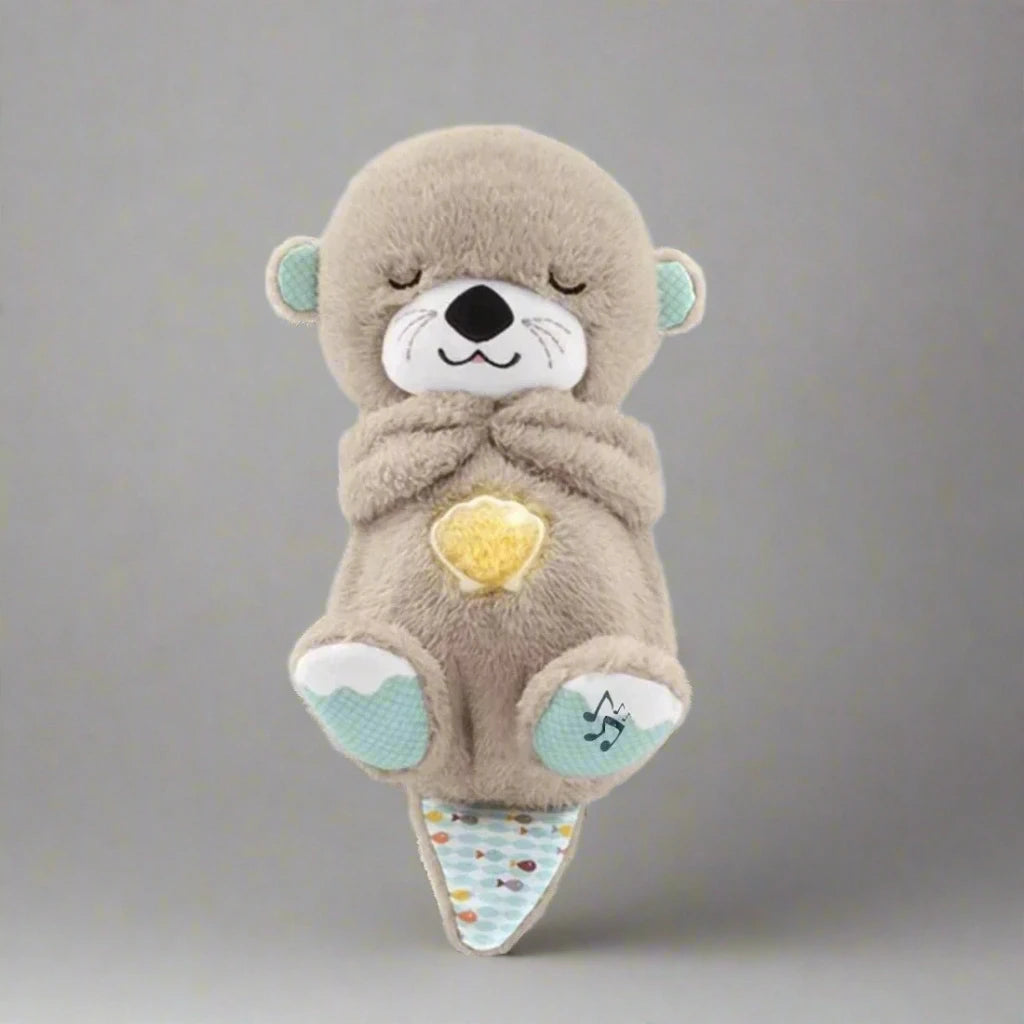 Breathing Otter Plush Toy for Infants – Soothing Stuffed Animal with Sensory Features and Calming Sounds 0