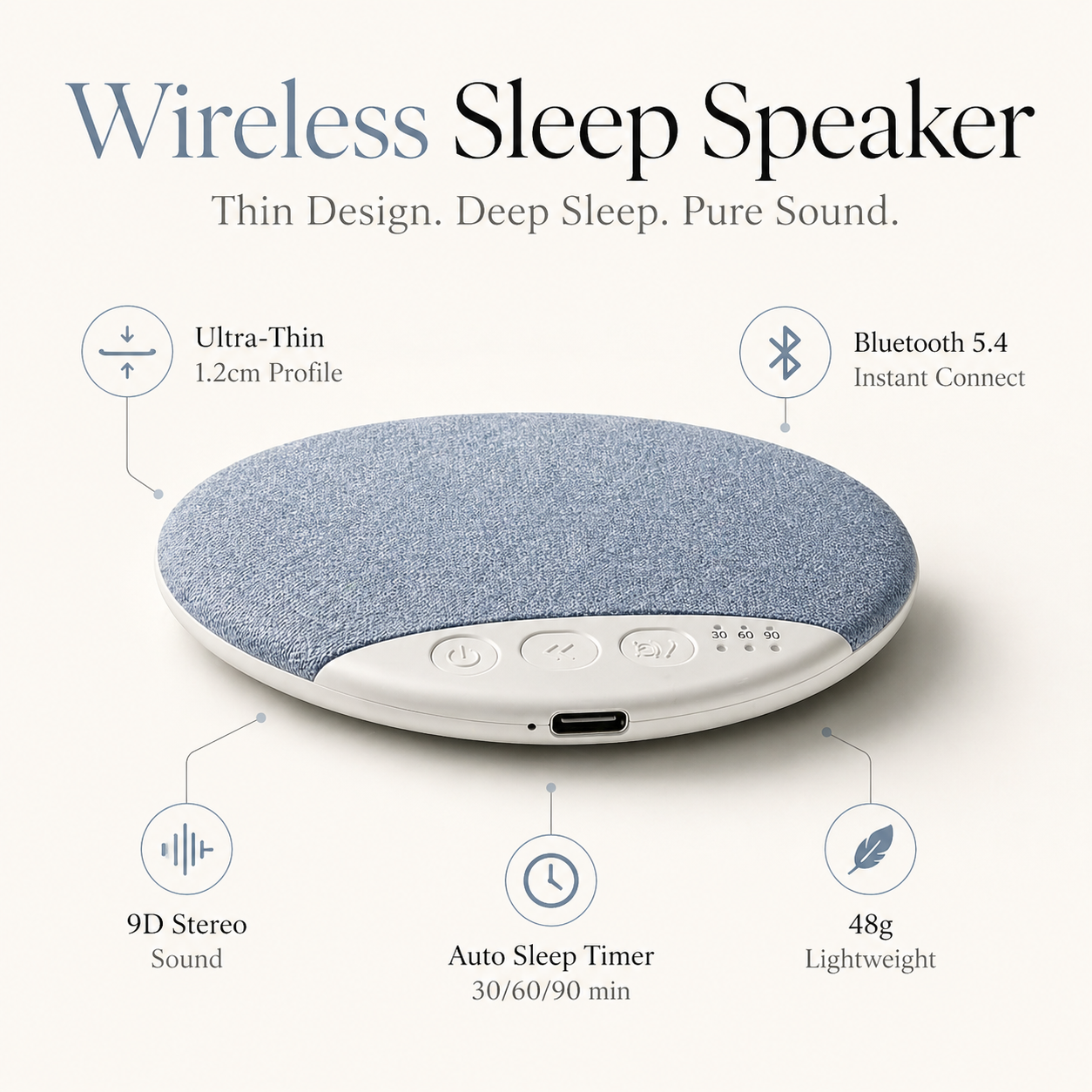 Kids Pillow Sleep Speaker