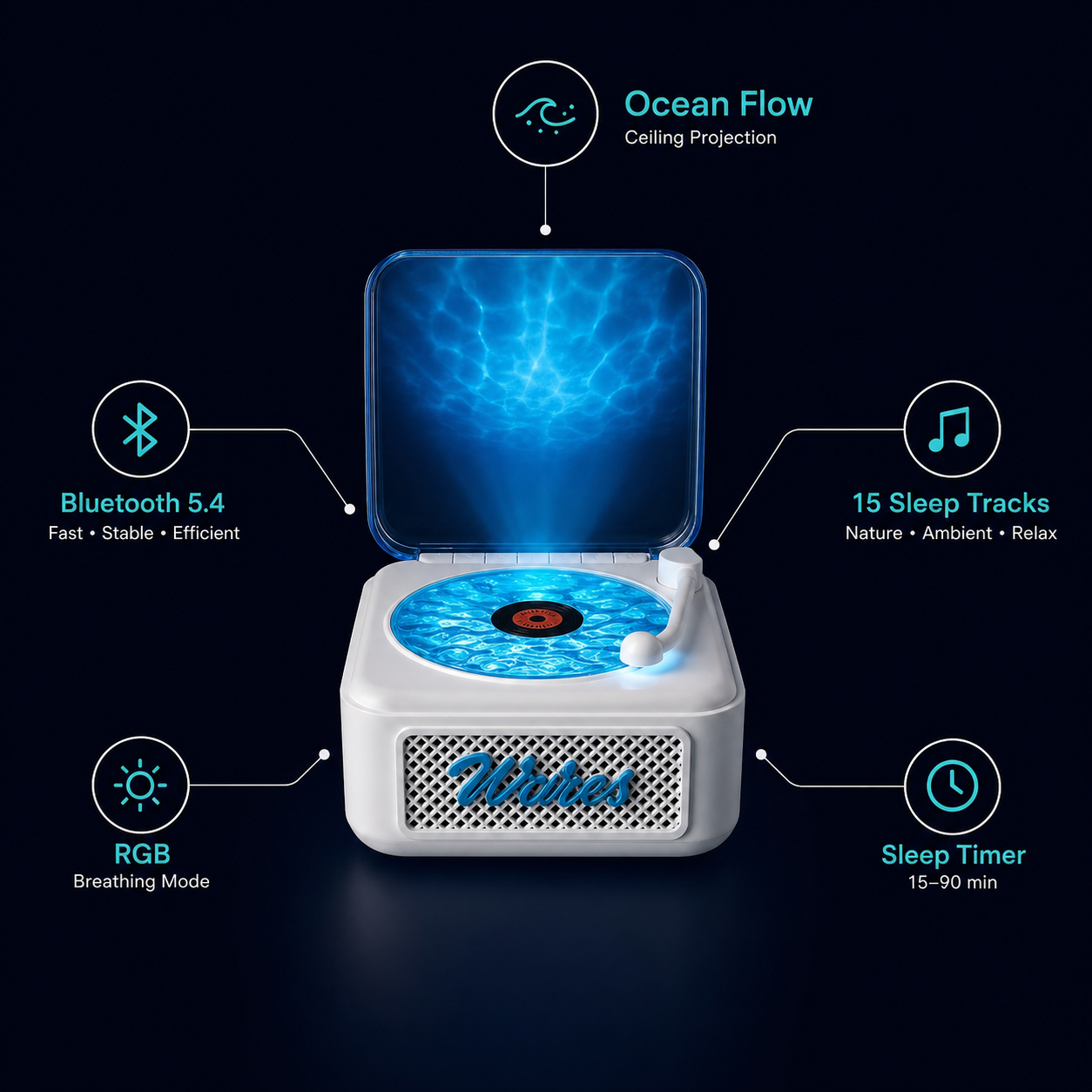Ocean Wave Bluetooth Speaker