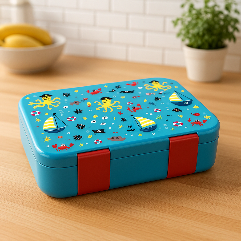 Children's Lunch Box with Compartments – Waterproof, Compact, and Lightweight for Balanced Meals 3