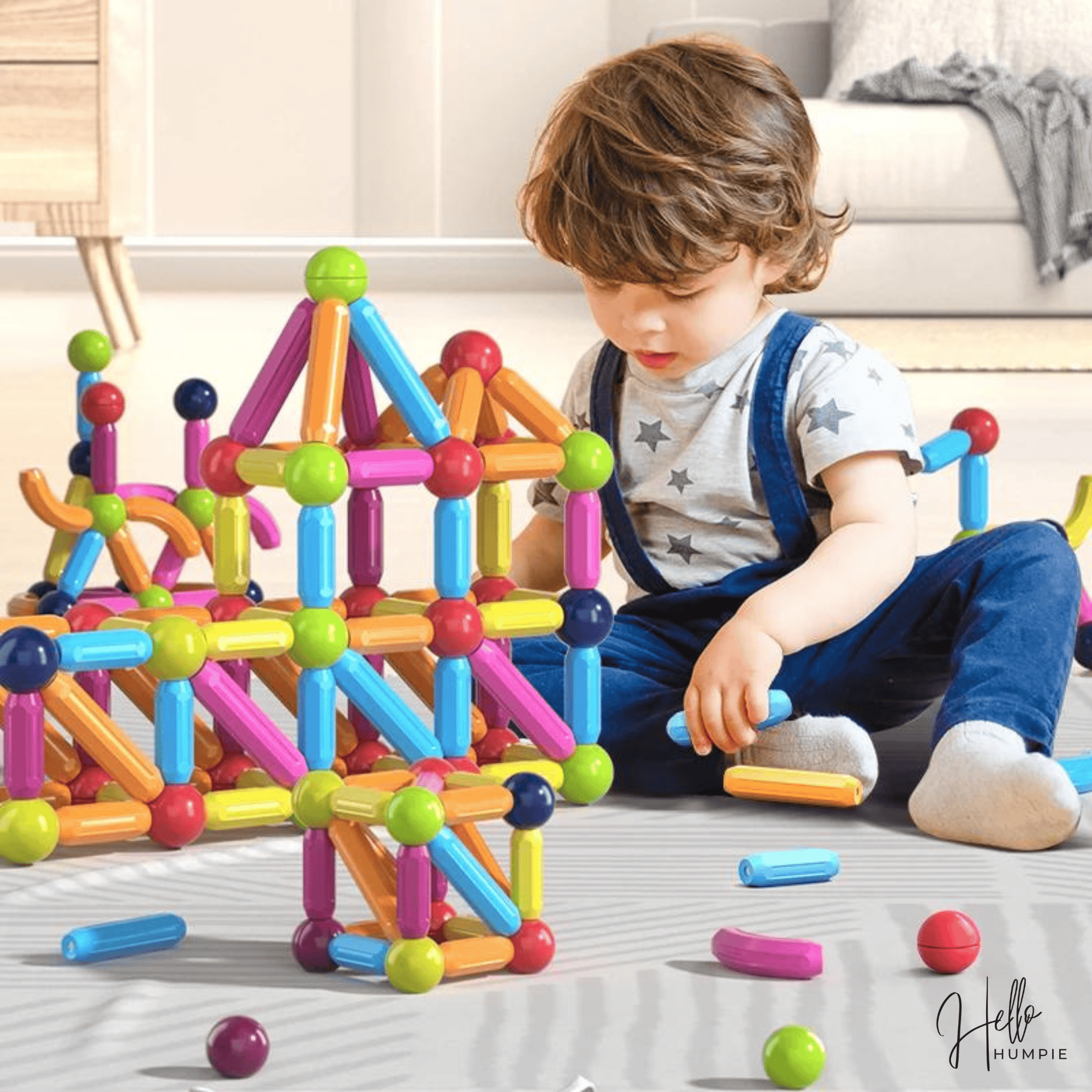 Creative Magnetic Building Blocks for Kids 3+ – Safe, Durable Educational Toy for Imaginative Play and Skill Development 0