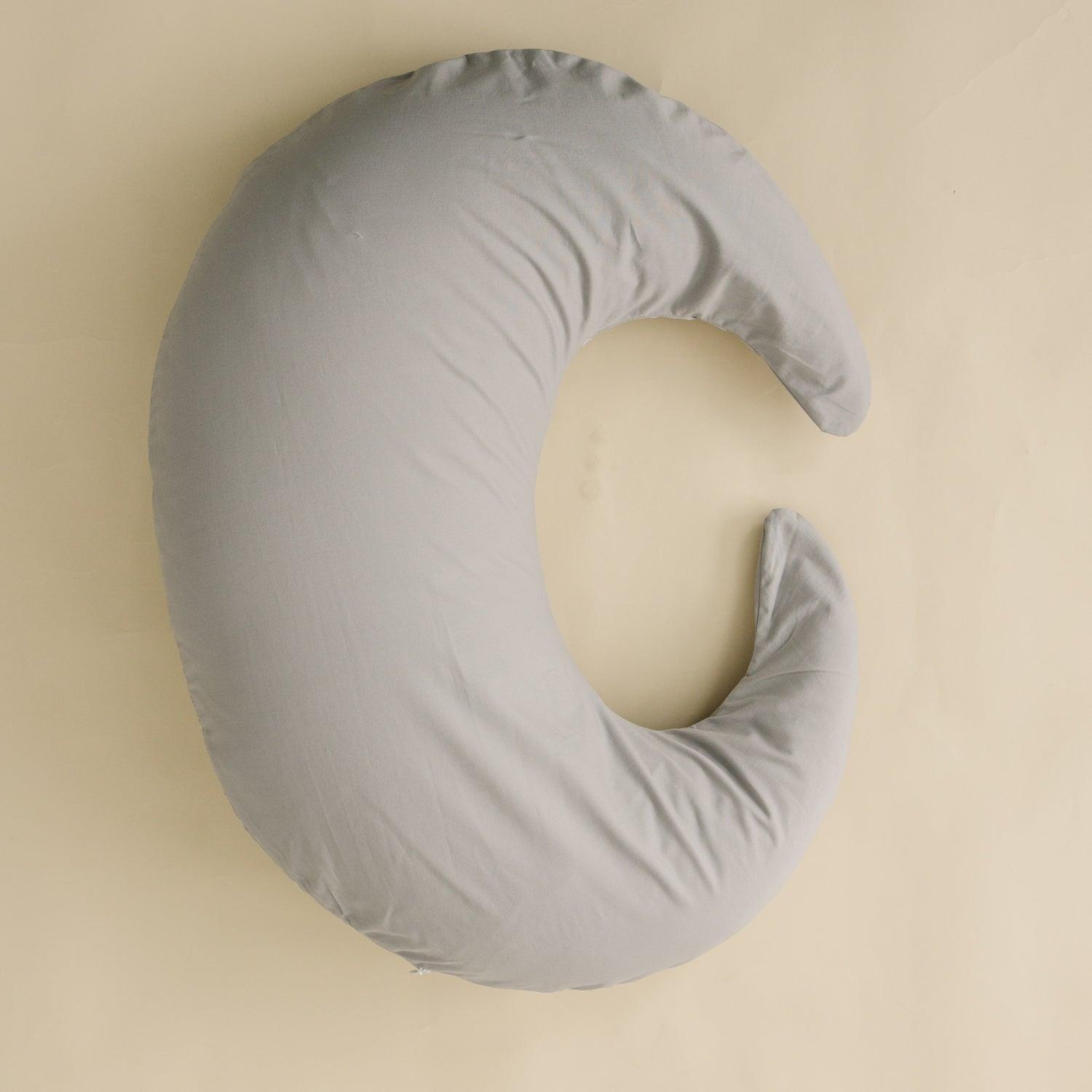 Crescent Nursing Pillow for Feeding Support - Best Breastfeeding Pillow with Elevated Height for Comfort and Tummy Time 4