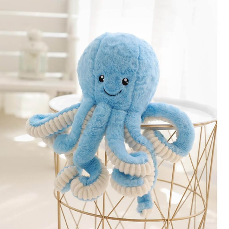 Cute Plush Octopus Toy – Soft Stuffed Animal for Kids, 12-Inch Plushies with Eight Tentacles, Machine Washable in Multiple Colors 0