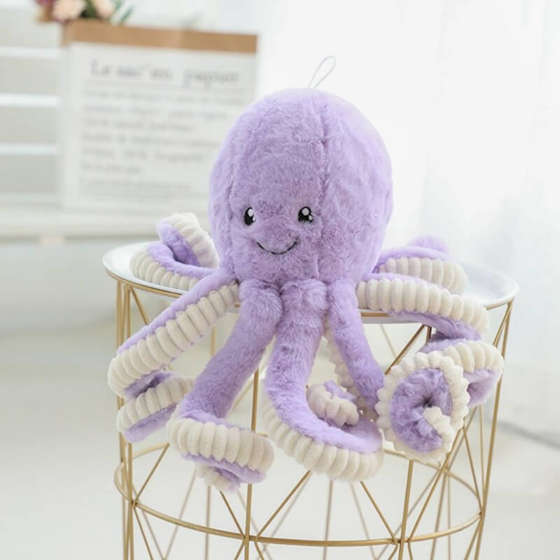 Cute Plush Octopus Toy – Soft Stuffed Animal for Kids, 12-Inch Plushies with Eight Tentacles, Machine Washable in Multiple Colors 3