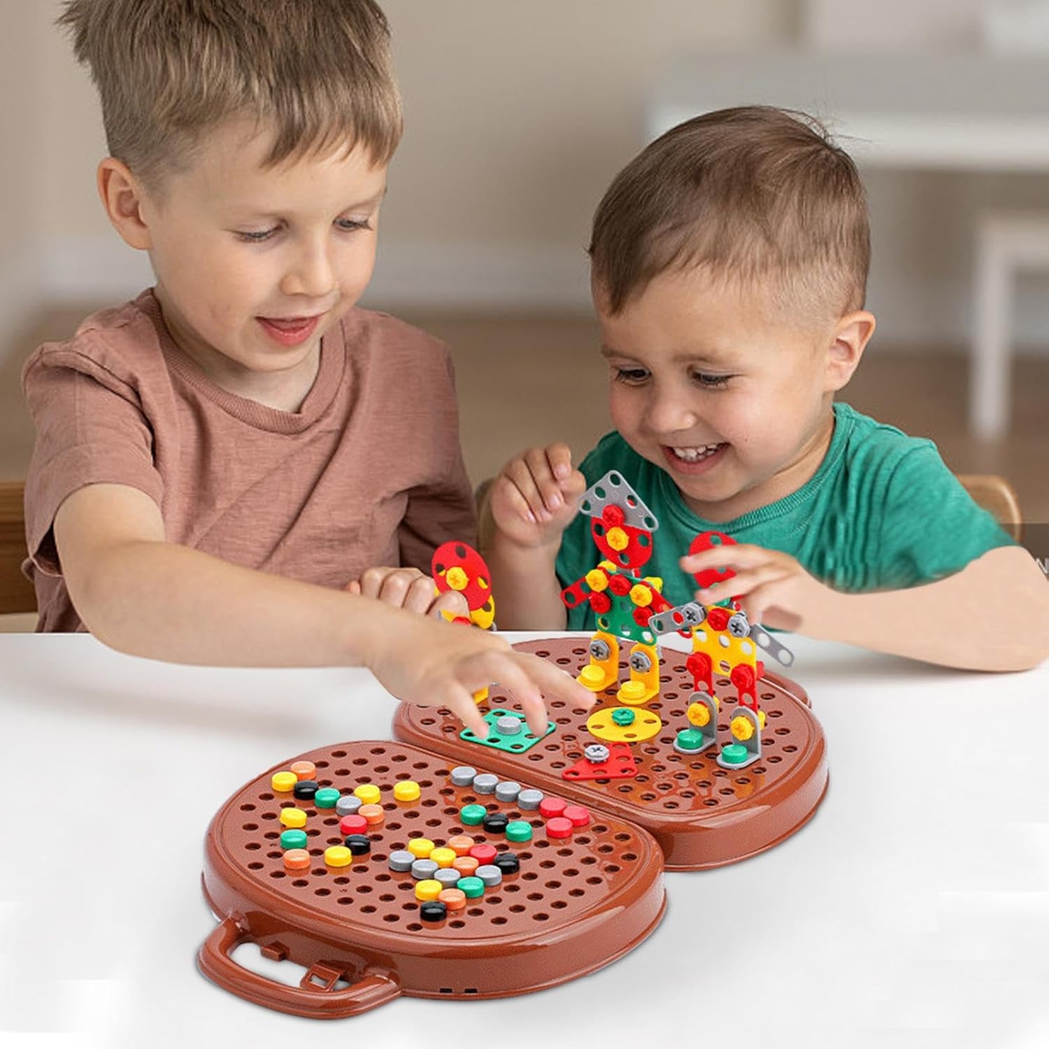 DIY Construction Kit for Kids with Electric Drill – Creative Building Toys for Age 3 and Up 3