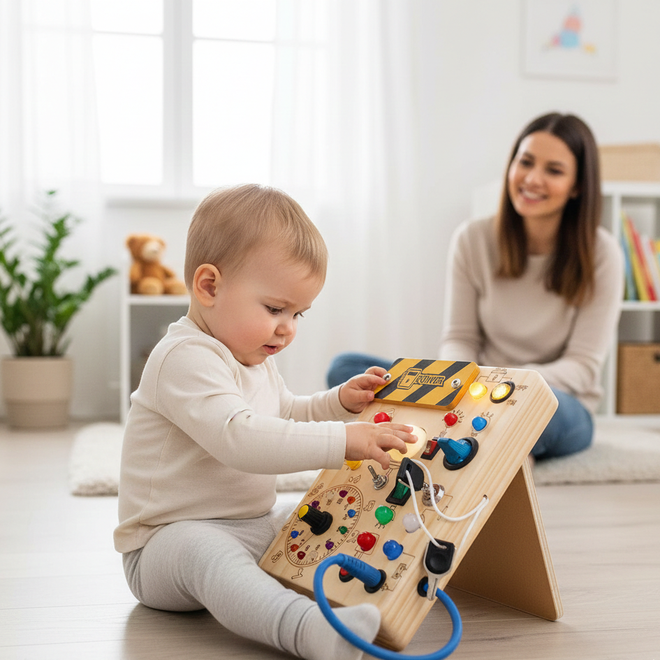 Montessori Busy Board Envires Baby