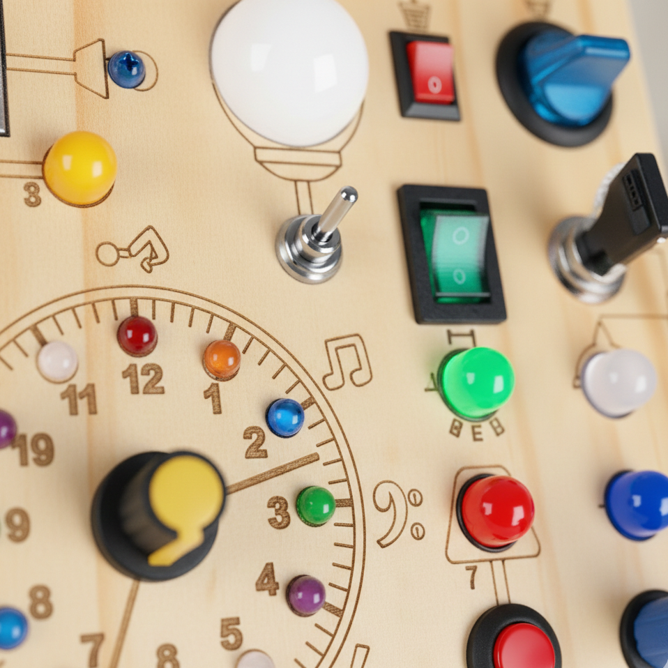 Montessori Busy Board Envires Baby