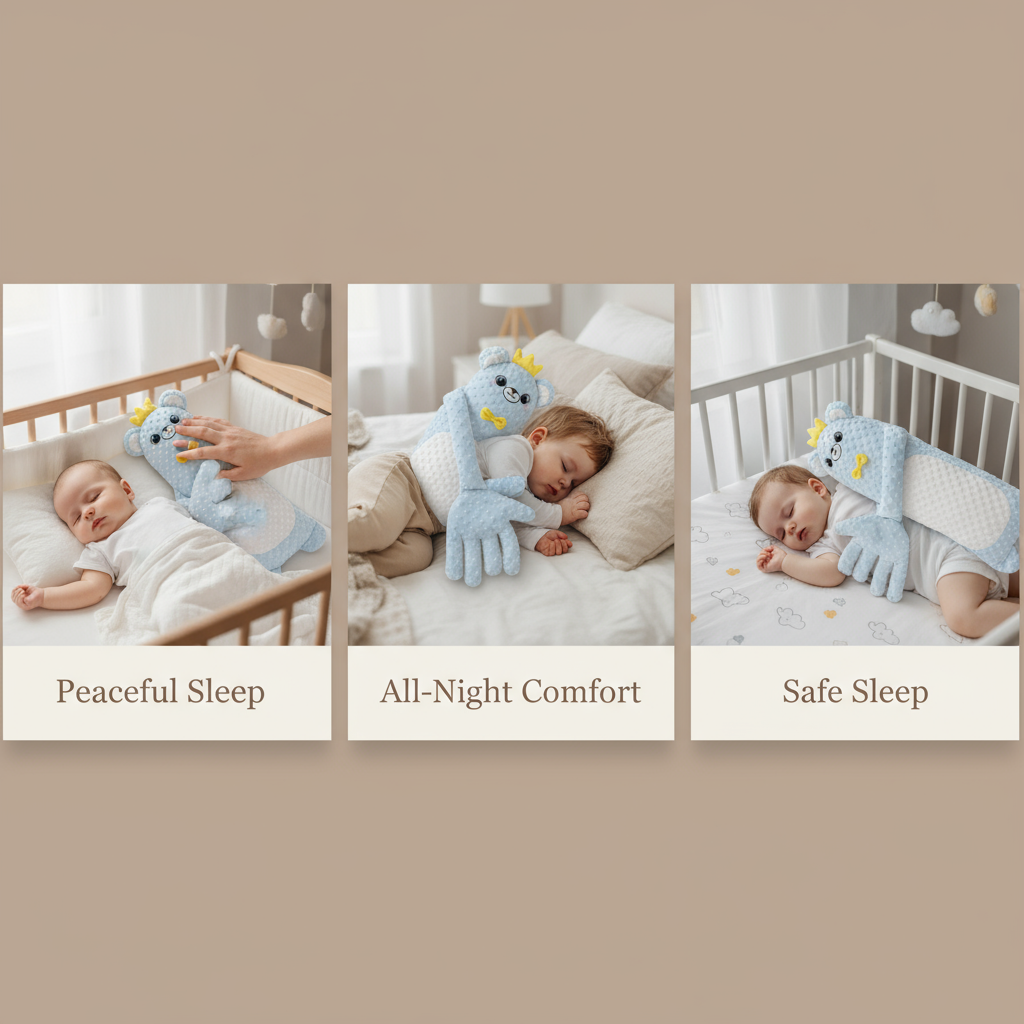 Gentle Baby Patter for Sleep Training – Adjustable Patting Speed, Soft Baby-Safe Material, 0-24 Months 5