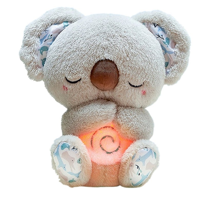 Heartbeat Koala Plush Toy Sleep Companion with Breathing Motion – Soft Calming Stuffed Animal for Babies 1